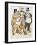 Illustration of Trusts and Monopolies Pickpocketing Uncle Sam-J.C. Taytor-Framed Giclee Print