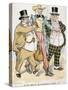 Illustration of Trusts and Monopolies Pickpocketing Uncle Sam-J.C. Taytor-Stretched Canvas