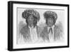 Illustration of Two Choctaw Men-null-Framed Giclee Print