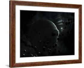 Illustration of Tyche, a Hypothetical Planet That Could Exist In the Oort Cloud in Our Solar System-Stocktrek Images-Framed Photographic Print