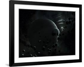 Illustration of Tyche, a Hypothetical Planet That Could Exist In the Oort Cloud in Our Solar System-Stocktrek Images-Framed Photographic Print