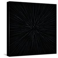 Illustration of Warp Speed Movement through Stars-Stockbyte-Stretched Canvas