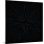 Illustration of Warp Speed Movement through Stars-Stockbyte-Mounted Photographic Print