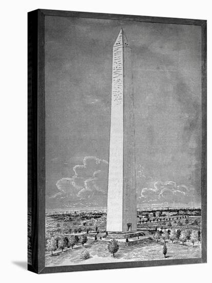 Illustration of Washington Monument-null-Stretched Canvas