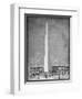 Illustration of Washington Monument-null-Framed Giclee Print