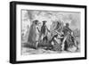 Illustration of William Penn and Native Americans Making Treaty-Philip Gendreau-Framed Giclee Print