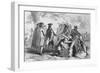 Illustration of William Penn and Native Americans Making Treaty-Philip Gendreau-Framed Giclee Print