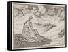 Illustration of woman by the sea-Edward Burne-Jones-Framed Stretched Canvas