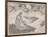 Illustration of woman by the sea-Edward Burne-Jones-Framed Art Print