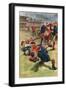 Illustration on Early Scenes of Football-Bettmann-Framed Giclee Print