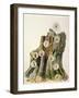 Illustration Representing Ecosystem Comprising Tree Trunk-null-Framed Giclee Print