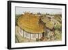 Illustration Representing Reconstruction of Dwelling Hut-null-Framed Giclee Print