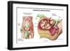 Illustration Showing Caesarean Delivery of Fetus-null-Framed Art Print