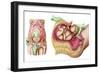 Illustration Showing Caesarean Delivery of Fetus-null-Framed Premium Giclee Print