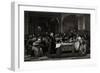 Illustration Showing Christopher Columbus at Queen Isabella's Court-null-Framed Giclee Print