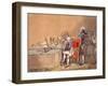 Illustration Showing "The King of Brobdingnag and Gulliver" from the Book "Gulliver's Travels"-null-Framed Photographic Print