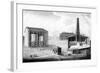 Illustration Showing the Working Spaces of a Gas Works, 1828-null-Framed Giclee Print