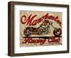 Illustration Sketch Motorcycle with T Shirt Prints Vector Graphic-emeget-Framed Premium Giclee Print