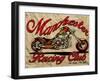 Illustration Sketch Motorcycle with T Shirt Prints Vector Graphic-emeget-Framed Art Print