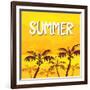 Illustration Summer-yaichatchai-Framed Art Print