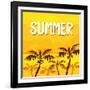 Illustration Summer-yaichatchai-Framed Art Print