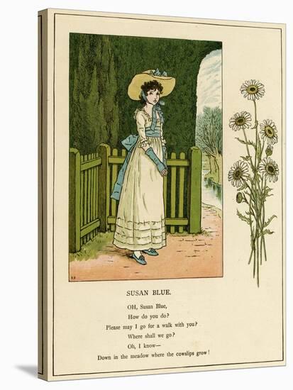 Illustration, Susan Blue-Kate Greenaway-Stretched Canvas