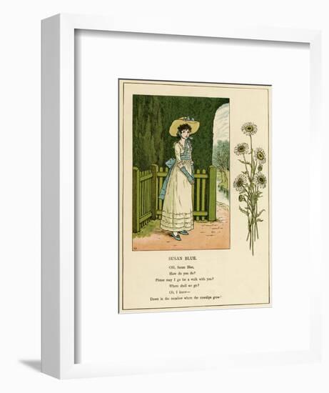 Illustration, Susan Blue-Kate Greenaway-Framed Art Print