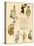 Illustration, the Dancing Family-Kate Greenaway-Stretched Canvas