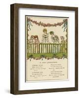 Illustration, the Little Queen's Coming-Kate Greenaway-Framed Art Print