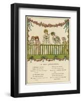 Illustration, the Little Queen's Coming-Kate Greenaway-Framed Art Print