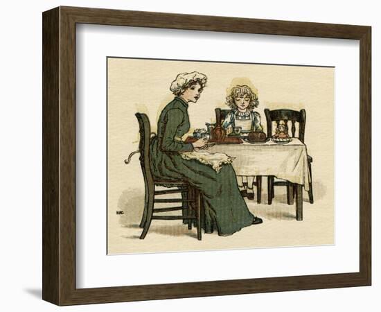 Illustration, the Queen of the Pirate Isle-Kate Greenaway-Framed Art Print