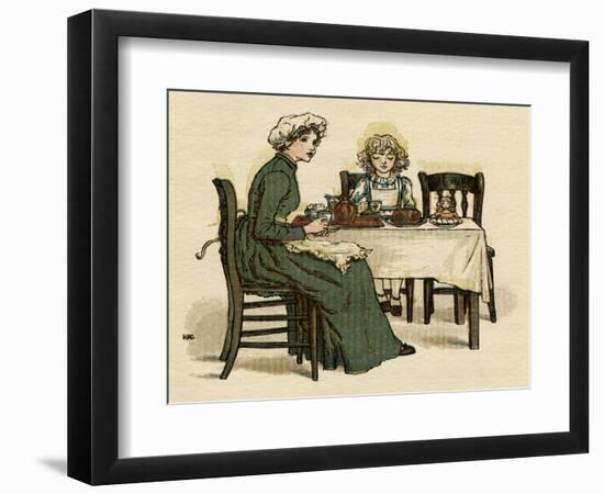 Illustration, the Queen of the Pirate Isle-Kate Greenaway-Framed Art Print