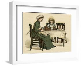 Illustration, the Queen of the Pirate Isle-Kate Greenaway-Framed Art Print