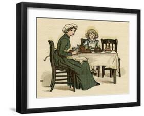 Illustration, the Queen of the Pirate Isle-Kate Greenaway-Framed Art Print