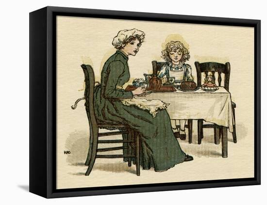 Illustration, the Queen of the Pirate Isle-Kate Greenaway-Framed Stretched Canvas