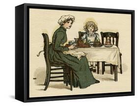 Illustration, the Queen of the Pirate Isle-Kate Greenaway-Framed Stretched Canvas