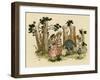 Illustration, the Queen of the Pirate Isle-Kate Greenaway-Framed Art Print