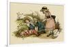 Illustration, the Queen of the Pirate Isle-Kate Greenaway-Framed Art Print