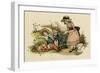 Illustration, the Queen of the Pirate Isle-Kate Greenaway-Framed Art Print