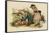 Illustration, the Queen of the Pirate Isle-Kate Greenaway-Framed Stretched Canvas