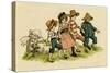 Illustration, the Queen of the Pirate Isle-Kate Greenaway-Stretched Canvas