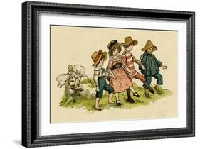 Illustration, the Queen of the Pirate Isle-Kate Greenaway-Framed Art Print