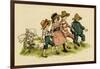 Illustration, the Queen of the Pirate Isle-Kate Greenaway-Framed Art Print