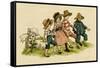 Illustration, the Queen of the Pirate Isle-Kate Greenaway-Framed Stretched Canvas