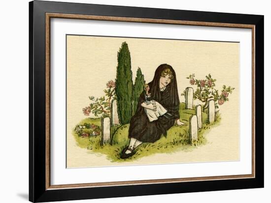 Illustration, the Queen of the Pirate Isle-Kate Greenaway-Framed Art Print