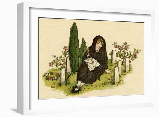 Illustration, the Queen of the Pirate Isle-Kate Greenaway-Framed Art Print