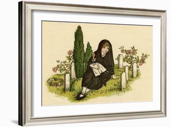 Illustration, the Queen of the Pirate Isle-Kate Greenaway-Framed Art Print