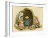 Illustration, the Queen of the Pirate Isle-Kate Greenaway-Framed Art Print