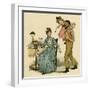 Illustration, the Queen of the Pirate Isle-Kate Greenaway-Framed Art Print