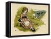 Illustration, the Queen of the Pirate Isle-Kate Greenaway-Framed Stretched Canvas